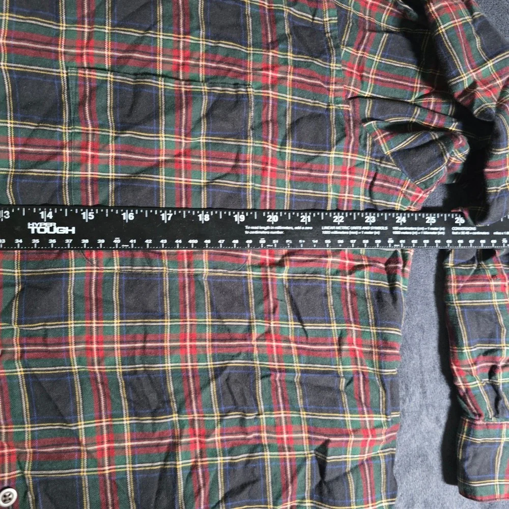 Banana Republic Plaid Flannel Shirt Long Sleeve Button Up‎ Casual Mens M